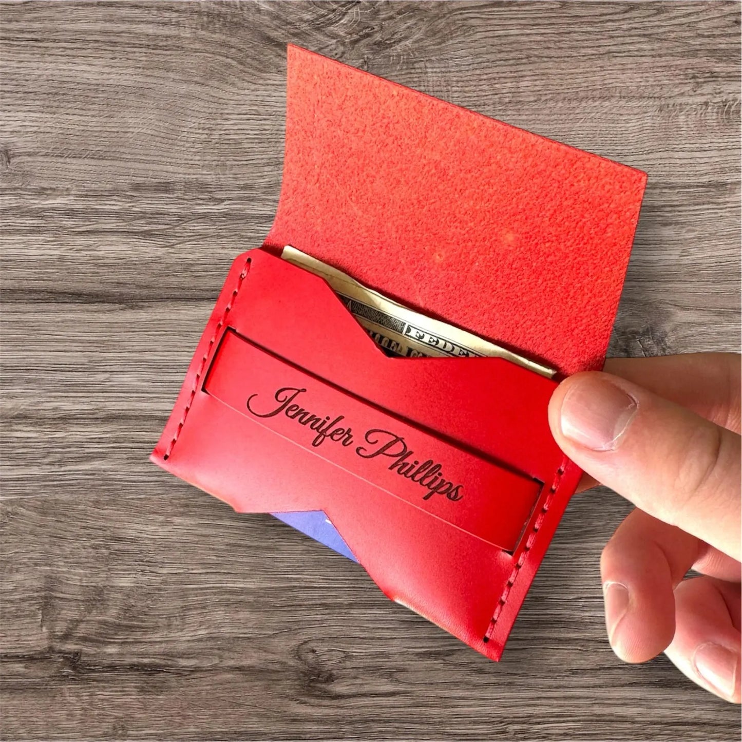 Minimalist Personalized Card Holder