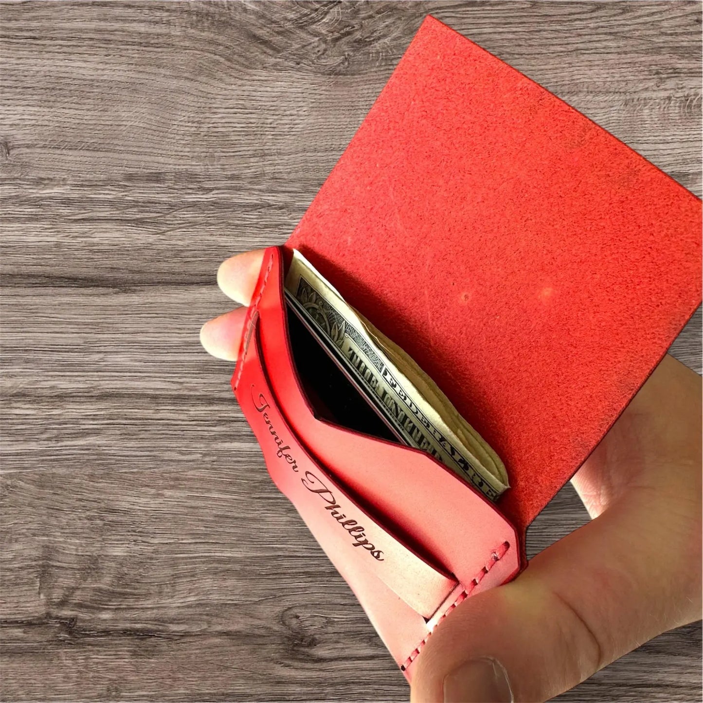 Minimalist Personalized Card Holder