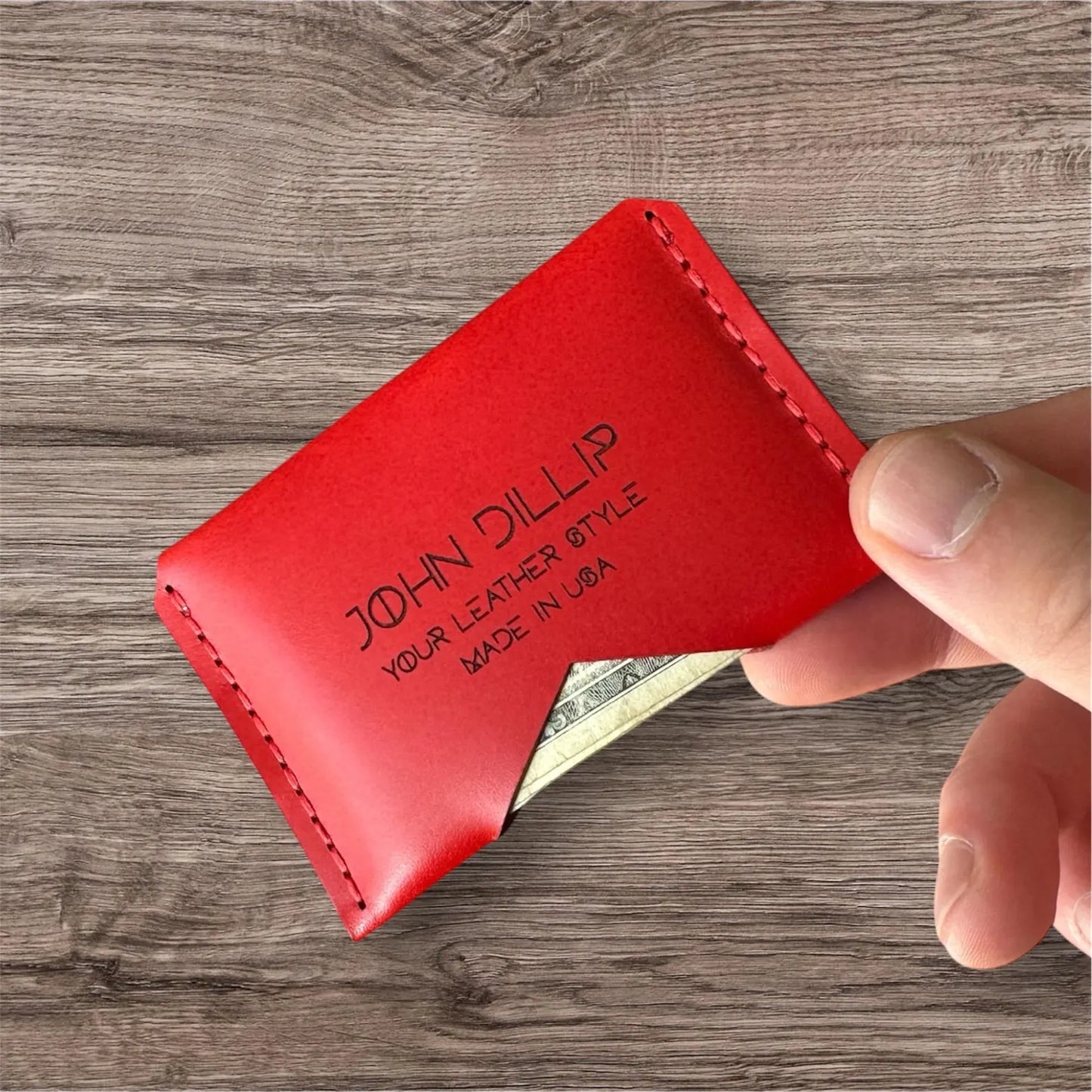 Minimalist Personalized Card Holder