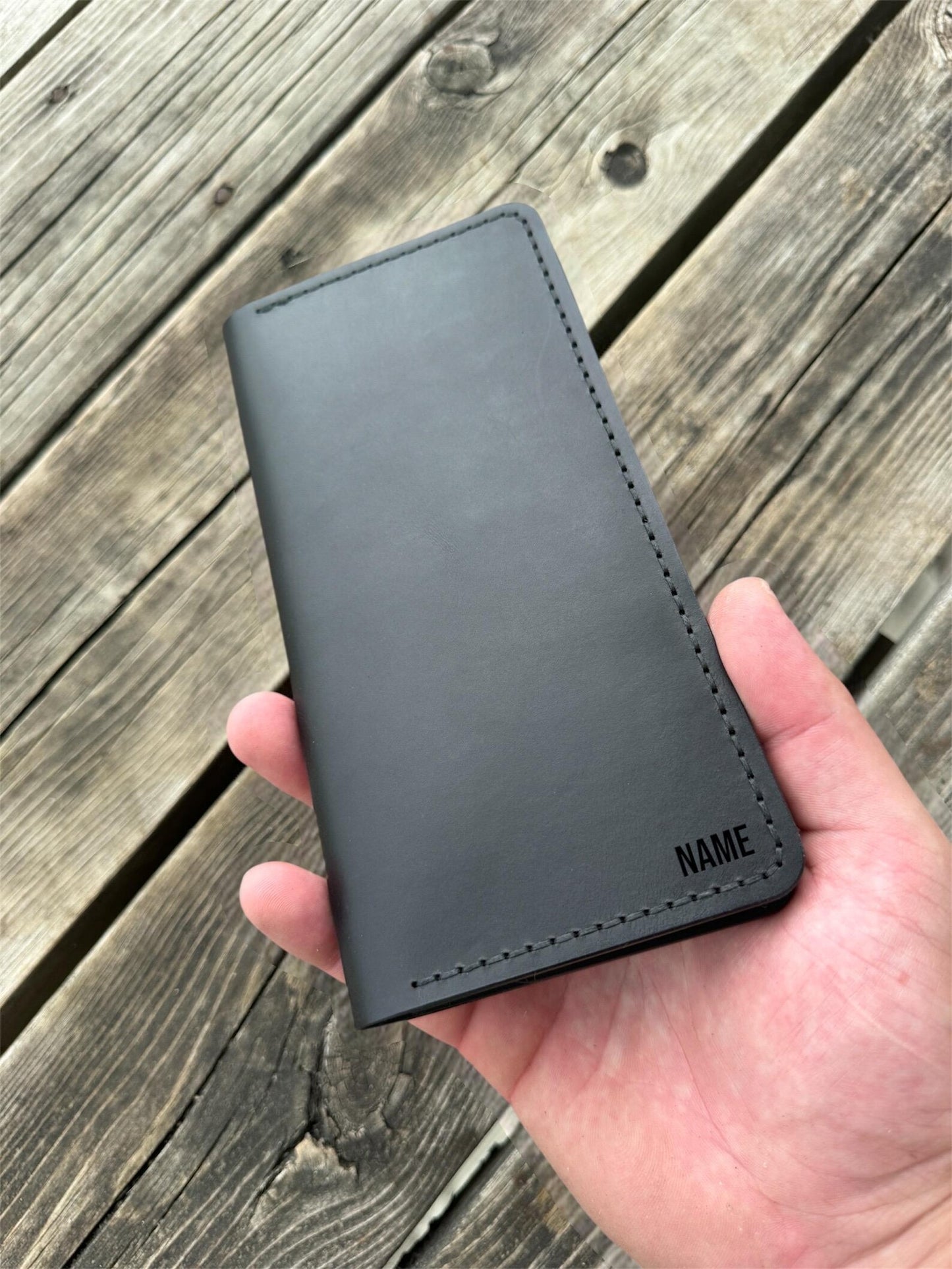 Long Leather Wallet
