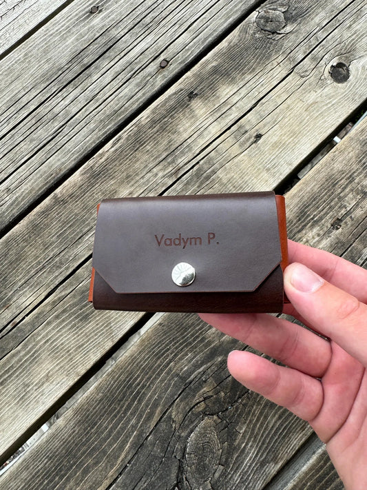 Handmade leather Card Holder