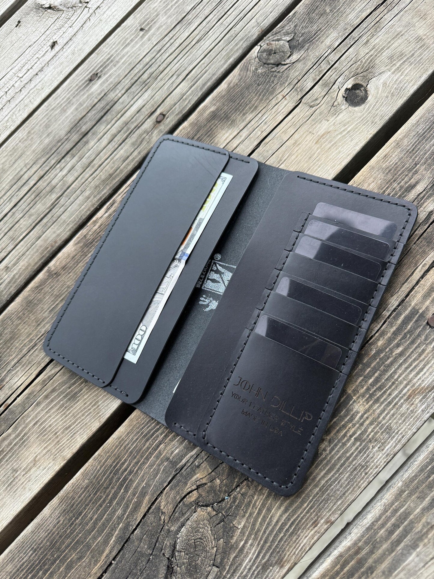 Long Leather Wallet